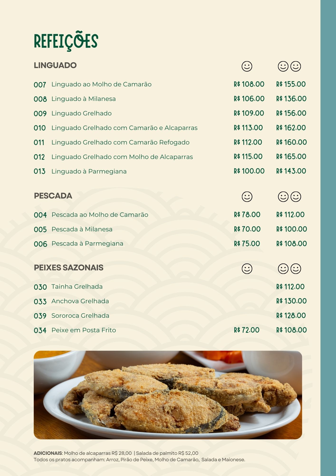 Página do Cardapio 5